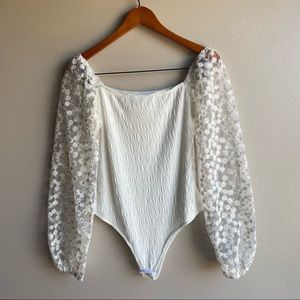 Square neck bodysuit